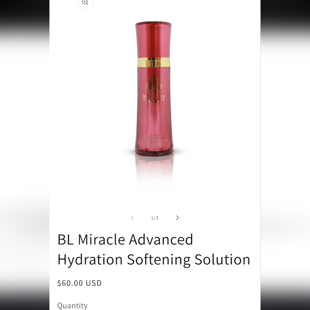 BL Miracle Hydration Softening Solution
